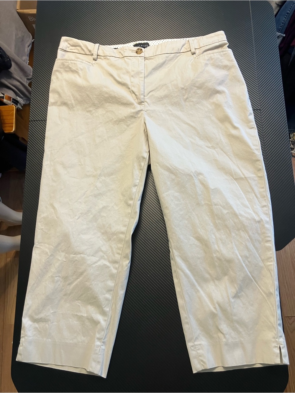 Talbots Light Beige Chino Pants